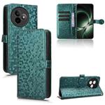 For Redmi K80 Ultra Honeycomb Dot Texture Leather Phone Case(Green)