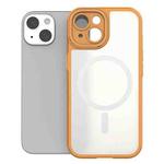 For iPhone 15 Bodyguard MagSafe Magnetic Phone Case(Orange)