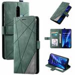 For Xiaomi Mi 9T Pro / Redmi K20 Pro Skin Feel Splicing Horizontal Flip Leather Case with Holder & Card Slots & Wallet & Photo Frame(Green)