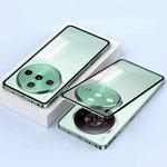 For ZTE nubia Z60S Pro Snap Buckle Metal Frame Frosted Phone Case(Green)