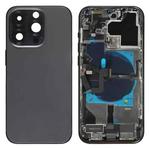 For iPhone 14 Pro Battery Back Cover Assembly, Version:China Version(Black)