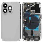 For iPhone 14 Pro Battery Back Cover Assembly, Version:China Version(Silver)