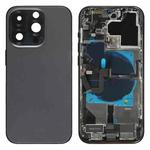 For iPhone 14 Pro Battery Back Cover Assembly, Version:US Version(Black)