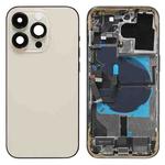 For iPhone 14 Pro Battery Back Cover Assembly, Version:US Version(Gold)