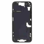 For iPhone 15 Plus Middle Frame Bezel Plate with Side Keys + Card Tray, Version:CE EU Version(Black)