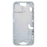 For iPhone 15 Plus Middle Frame Bezel Plate with Side Keys + Card Tray, Version:US Version(Blue)
