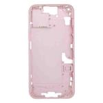 For iPhone 15 Plus Middle Frame Bezel Plate with Side Keys + Card Tray, Version:China Version(Pink)