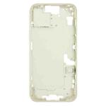For iPhone 15 Plus Middle Frame Bezel Plate with Side Keys + Card Tray, Version:China Version(Yellow)