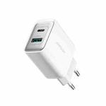 JOYROOM JR-TCF15 30W USB+USB-C / Type-C Fast Charger, Specification:EU Plug(White)