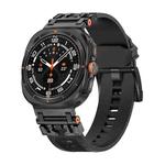 For Samsung Galaxy Watch UItra 47mm Armor TPU Sports Watch Band(Black)