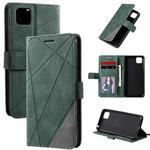 For Huawei Y5p / Honor 9s Skin Feel Splicing Horizontal Flip Leather Case with Holder & Card Slots & Wallet & Photo Frame(Green)