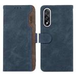 For OnePlus Nord 5 / Ace 5 Ultra ABEEL Color Block Magnetic RFID Leather Phone Case(Blue-Brown)
