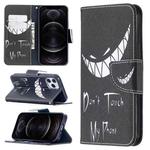 For iPhone 12 / 12 Pro Colored Drawing Pattern Horizontal Flip Leather Case with Holder & Card Slots & Wallet(Smirk)