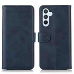 For Samsung Galaxy A17 5G Cow Texture Flip Leather Phone Case(Blue)