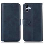 For Samsung Galaxy A07 5G Cow Texture Flip Leather Phone Case(Blue)