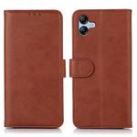 For Samsung Galaxy A07 5G Cow Texture Flip Leather Phone Case(Brown)
