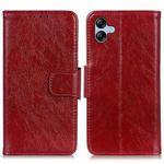For Samsung Galaxy A07 5G Nappa Texture Horizontal Flip Leather Phone Case(Red)