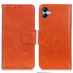 For Samsung Galaxy A07 5G Nappa Texture Horizontal Flip Leather Phone Case(Orange)