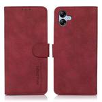 For Samsung Galaxy A07 5G KHAZNEH Matte Texture Leather Phone Case(Red)