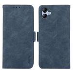 For Samsung Galaxy A07 5G ABEEL Frosted Magnetic RFID Leather Phone Case(Blue)