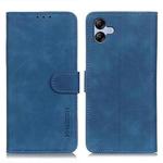 For Samsung Galaxy A07 5G KHAZNEH Retro Texture Horizontal Flip Leather Phone Case(Blue)