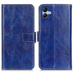 For Samsung Galaxy A07 5G Retro Crazy Horse Texture Leather Phone Case(Blue)