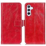 For Samsung Galaxy A17 5G Retro Crazy Horse Texture Leather Phone Case(Red)