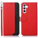 For Samsung Galaxy A26 5G KHAZNEH Litchi Texture Leather RFID Phone Case(Red)