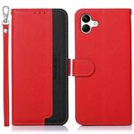 For Samsung Galaxy A07 5G KHAZNEH Litchi Texture Leather RFID Phone Case(Red)
