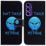 For Samsung Galaxy A16 5G Coloured Drawing Flip Leather Phone Case(Anger)
