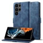 For Samsung Galaxy S25 Ultra 5G LC.IMEEKE Strong Magnetism Microfiber Leather Phone Case(Blue)