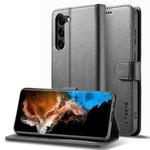 For Samsung Galaxy S25+ 5G LC.IMEEKE Calf Texture Leather Phone Case(Grey)