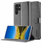 For Samsung Galaxy S25 Ultra 5G LC.IMEEKE Calf Texture Leather Phone Case(Grey)