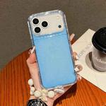For iPhone 17 Pro TPU + PC + Glitter Sequins Full Coverage Phone Case with Bracelet(Blue)