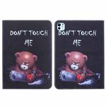 For iPad Pro 11 2024 Colored Drawing Leather Tablet Case(Bear)