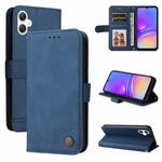For Samsung Galaxy A06 4G Skin Feel Life Tree Metal Button Leather Phone Case(Blue)