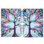 For Lenovo Tab M10 Plus 10.3 Colored Drawing Leather Tablet Case(Life Tree)