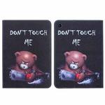 For Lenovo Tab M10 X605F / M10 HD X505 Colored Drawing Leather Tablet Case(Bear)