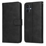 For Samsung Galaxy A25 5G Japan Version / A25e Classic Calf Texture Flip Leather Phone Case(Black)