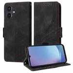 For Samsung Galaxy A25 5G Japan Version / A25e Embossed Rhombus Starry Leather Phone Case(Black)