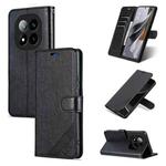 For Redmi Note 14 Pro 5G AZNS Sheepskin Texture Flip Leather Phone Case(Black)