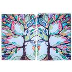 For Samsung Galaxy Tab S6 Lite 2024 Colored Drawing Leather Tablet Case(Life Tree)