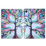 For Xiaomi Redmi Pad SE Colored Drawing Leather Tablet Case(Life Tree)