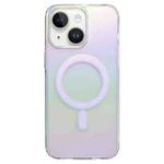 For iPhone 14 Gradient Color MagSafe Airbag Full Coverage Phone Case(Rainbow)