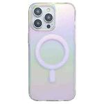 For iPhone 13 Pro Gradient Color MagSafe Airbag Full Coverage Phone Case(Rainbow)