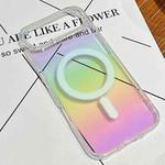 For iPhone 17 Air Gradient Color MagSafe Airbag Full Coverage Phone Case(Rainbow)