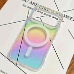 For iPhone 17 Pro Gradient Color MagSafe Airbag Full Coverage Phone Case(Rainbow)