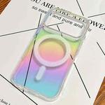 For iPhone 17 Pro Max Gradient Color MagSafe Airbag Full Coverage Phone Case(Rainbow)
