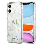 For iPhone 11 Dual-side Laminating IMD PC Hybrid TPU Phone Case(White Daisy)