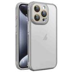 For iPhone 15 Pro Side Cooling Skin Feel Frosted Phone Case(Grey)